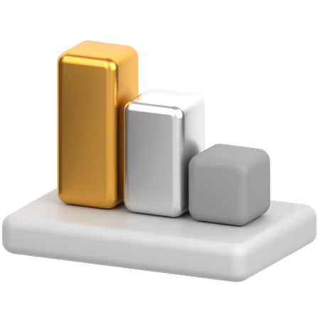 Candle chart  3D Icon