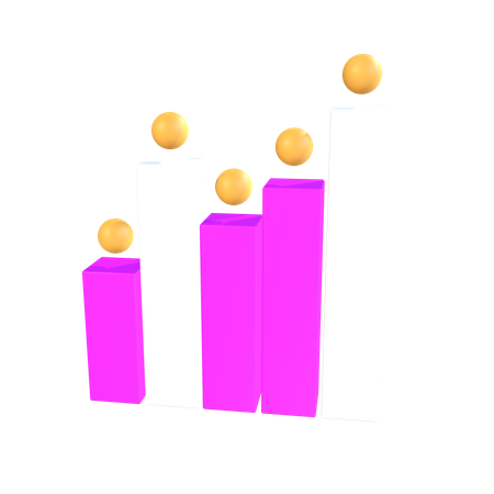 Candle Chart  3D Icon