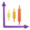 candle chart emoji 3d