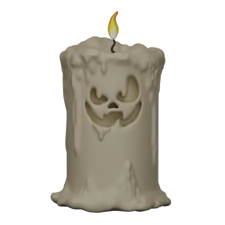 Candle face  3D Icon