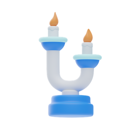 Candle Holder  3D Icon