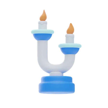 Candle Holder  3D Icon