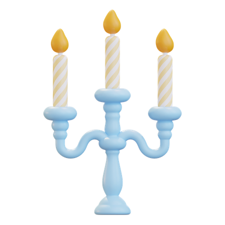 Candle Holder  3D Icon
