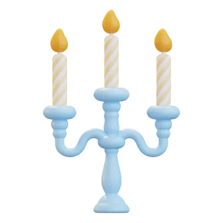 Candle Holder  3D Icon