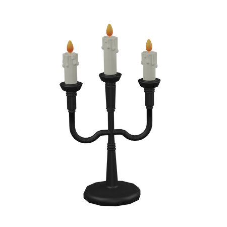 Candle Holder  3D Icon