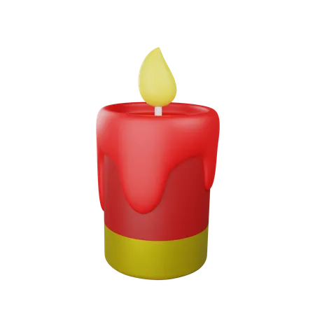 Candle Light  3D Icon