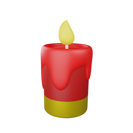 Candle Light  3D Icon