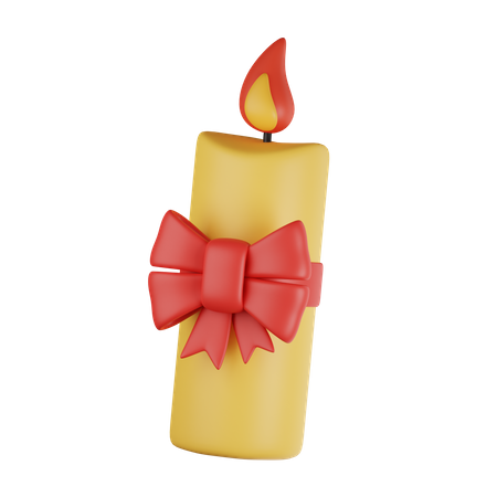 Candle Light  3D Icon