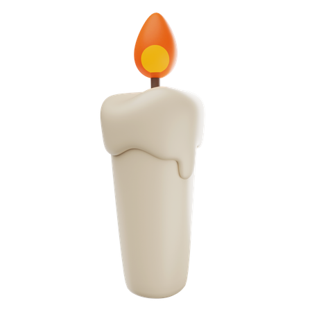 Candle light  3D Icon