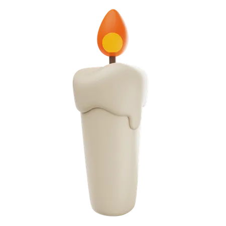 Candle light  3D Icon