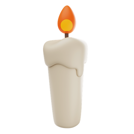 Candle light  3D Icon
