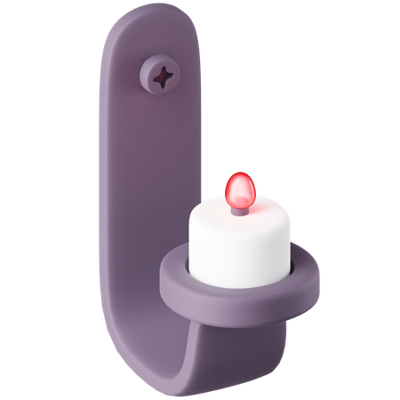 Candle Sconce  3D Icon