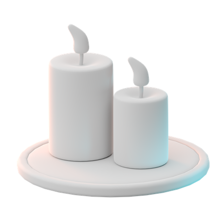 Candle Spa  3D Icon