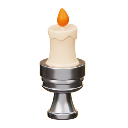 Candle Stand  3D Icon