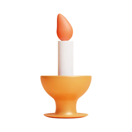 Candle Stand  3D Icon