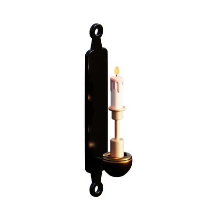 Candle Stand  3D Icon