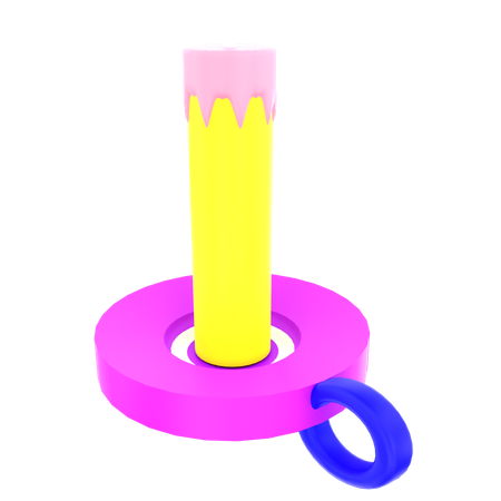 Candle stand  3D Icon