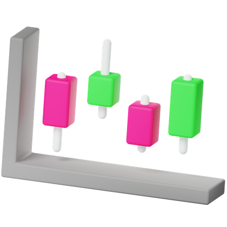 Candle Stick  3D Icon