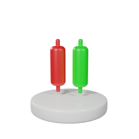 Candle stick  3D Icon