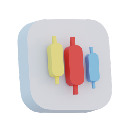 Candle Stick  3D Icon