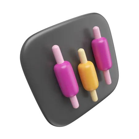 This Is Candle Stick 3 D Render Illustration Icon High Resolution Png File Isolated On Transparent Background Available 3 D Model File Format BLEND OBJ FBX And GLTF 3D Icon