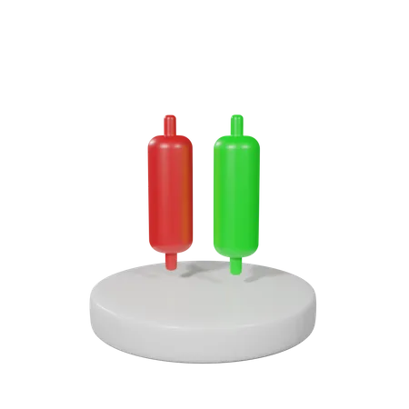 Candle stick  3D Icon