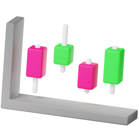 Candle Stick  3D Icon