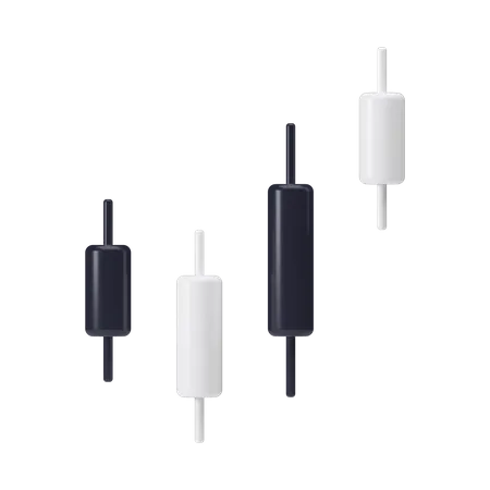 Candle sticks  3D Illustration