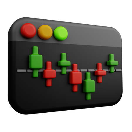 Candle Stock  3D Icon