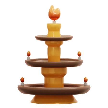 Candleabra  3D Icon