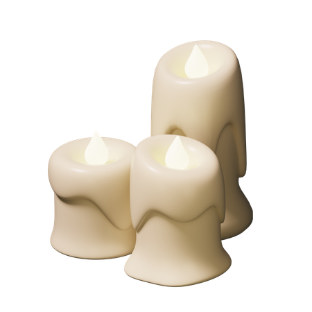 Candles  3D Icon