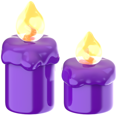 Candles  3D Icon