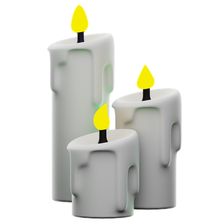 Candles  3D Icon