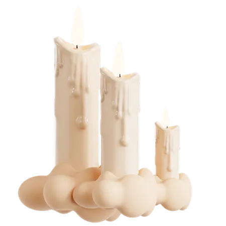 Candles  3D Icon