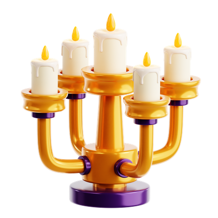 Candles  3D Icon