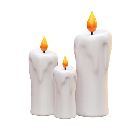 Candles  3D Icon