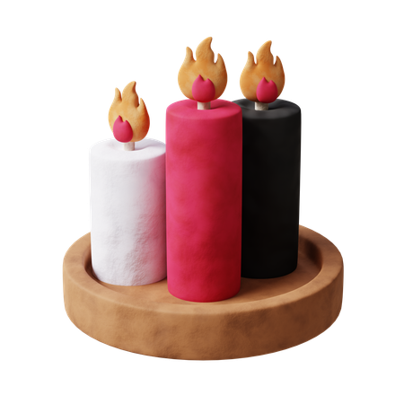 Candles  3D Icon