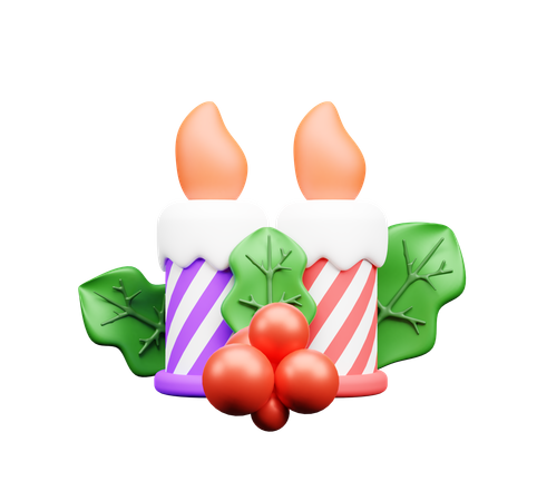 Candles  3D Icon