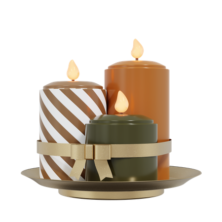Candles  3D Icon