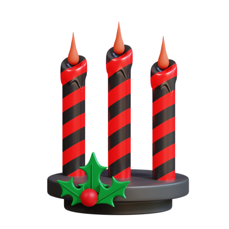 Candles 3D Icon