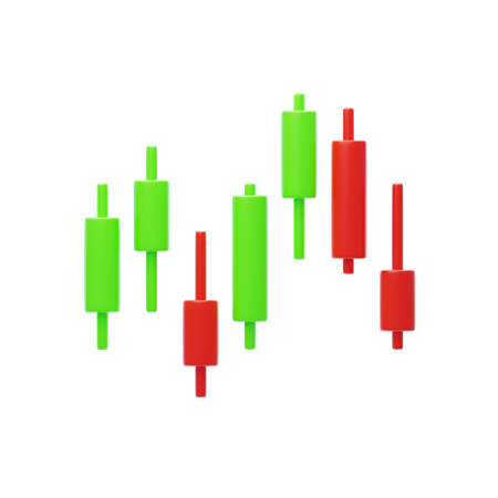 Candlestick Pattern  3D Icon