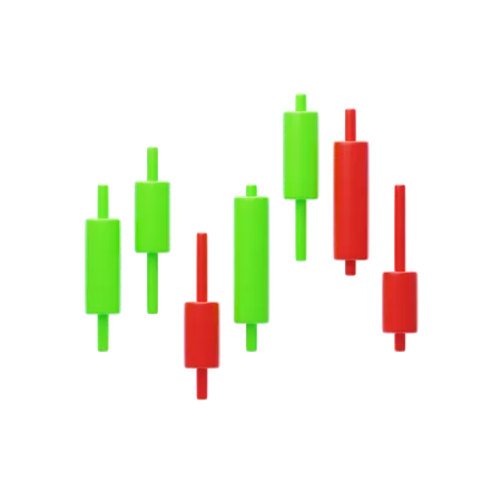 Candlestick Pattern  3D Icon