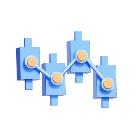 Candlestick Pattern  3D Icon