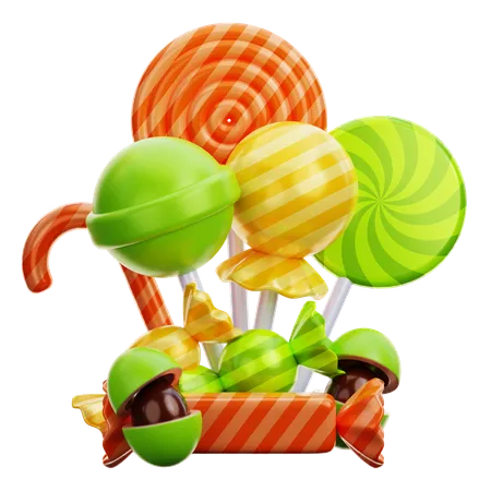 Candy  3D Icon