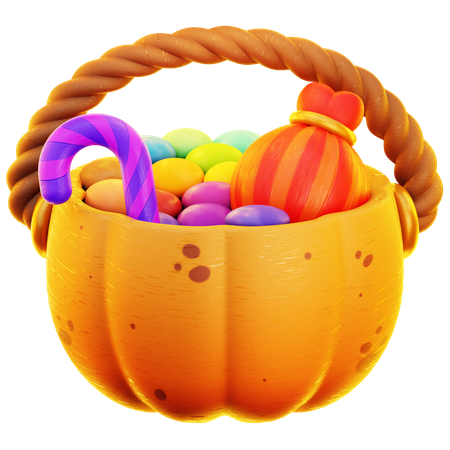 Candy Basket  3D Icon