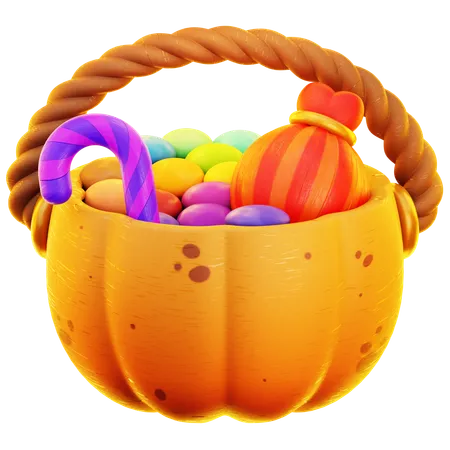 Candy Basket  3D Icon