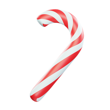 CANDY CANE  3D Icon