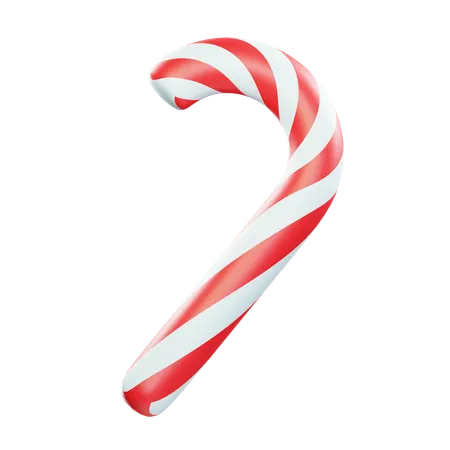 CANDY CANE  3D Icon