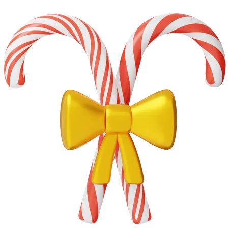 Candy Cane  3D Icon