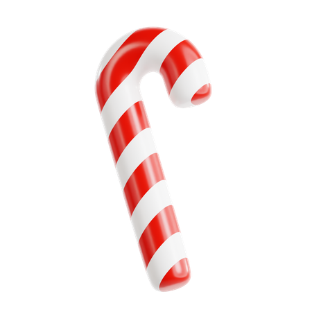 Candy Cane  3D Icon